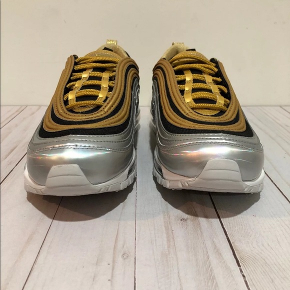 🔴SOLD🔴Nike Air Max 97 SE Limited Metallic Gold - Picture 2 of 8